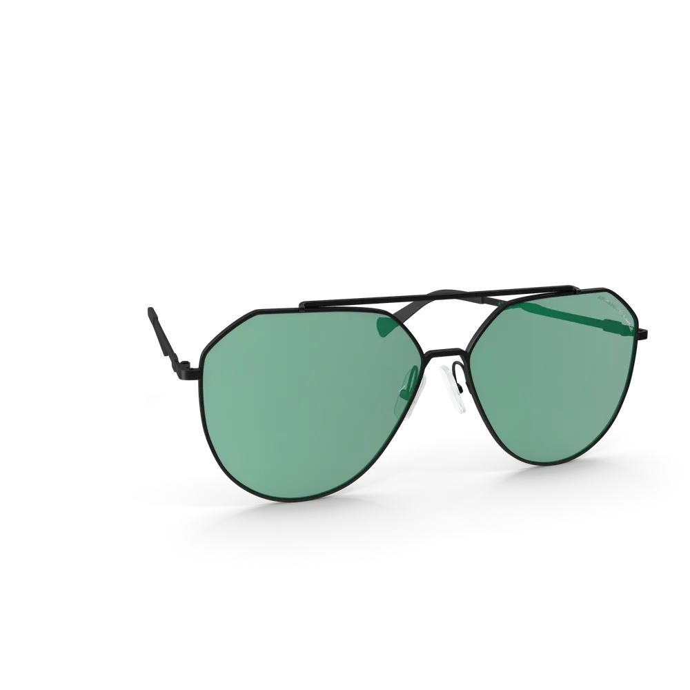 Lentes Verde y Negro