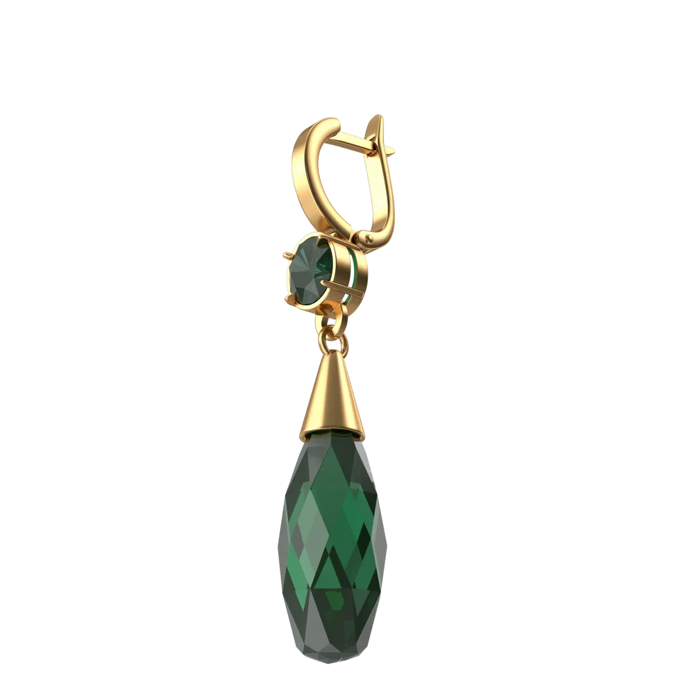 Aros de Cristal Verde