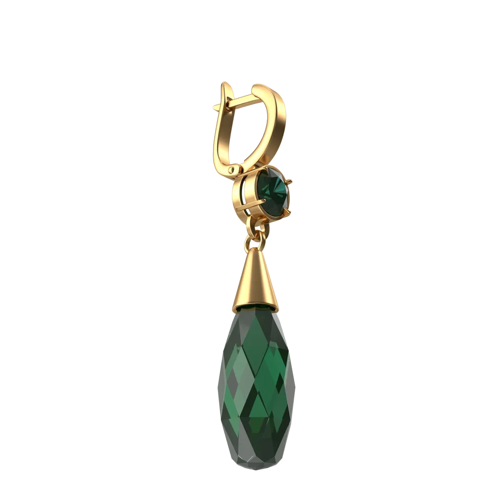 Aros de Cristal Verde