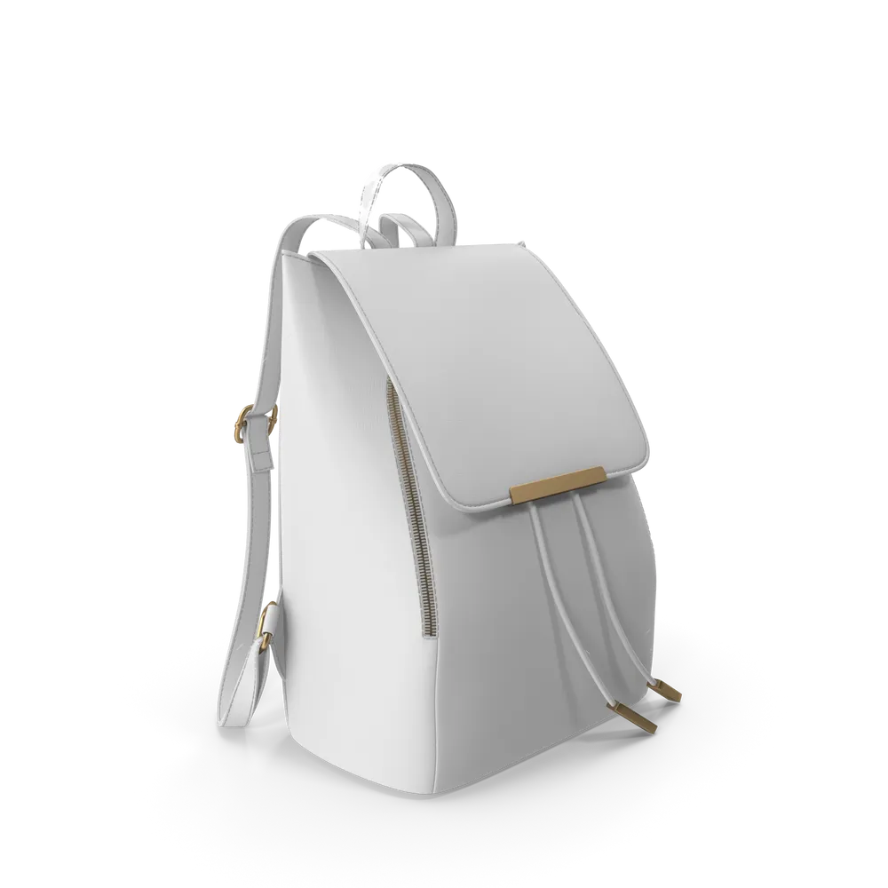 Mochila de Cuerina Blanca