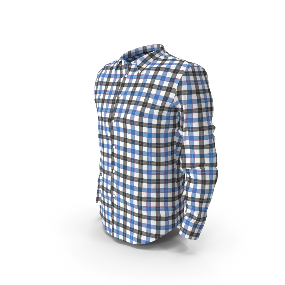 Camisa a Cuadros Azul