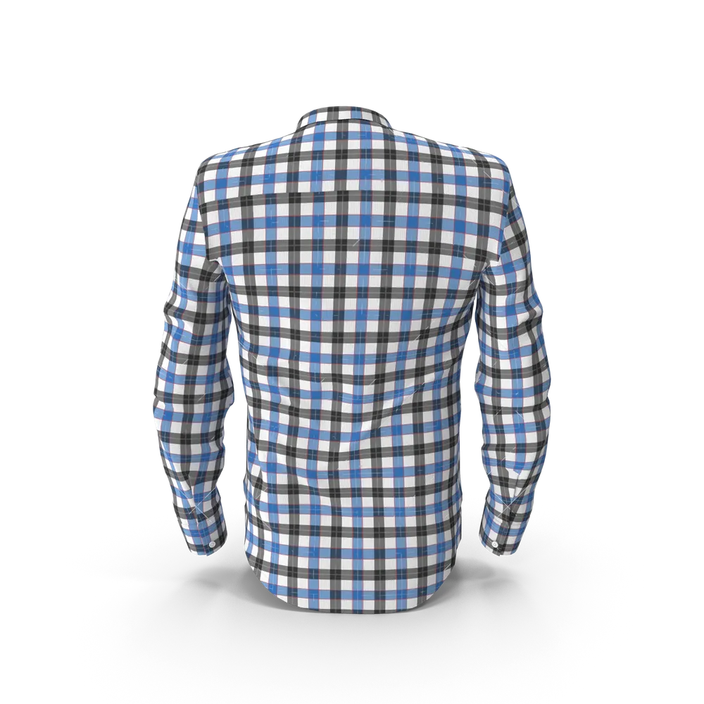 Camisa a Cuadros Azul