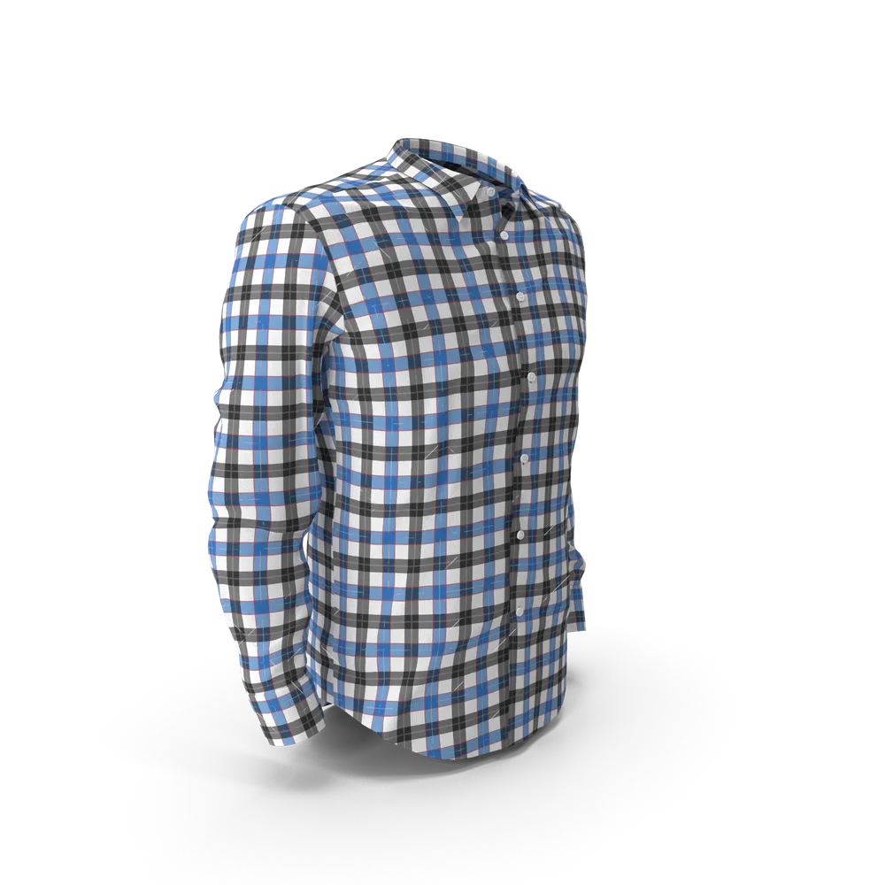 Camisa a Cuadros Azul