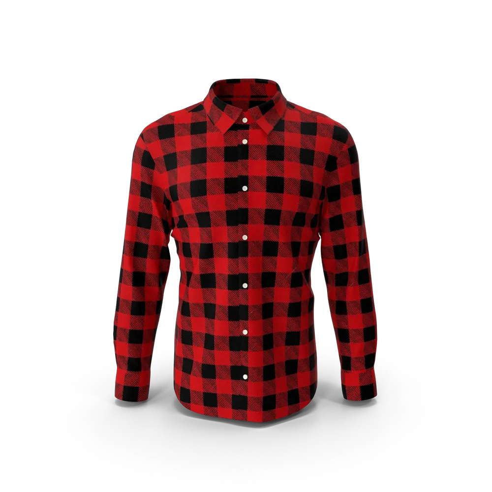 Camisa Escocesa Roja
