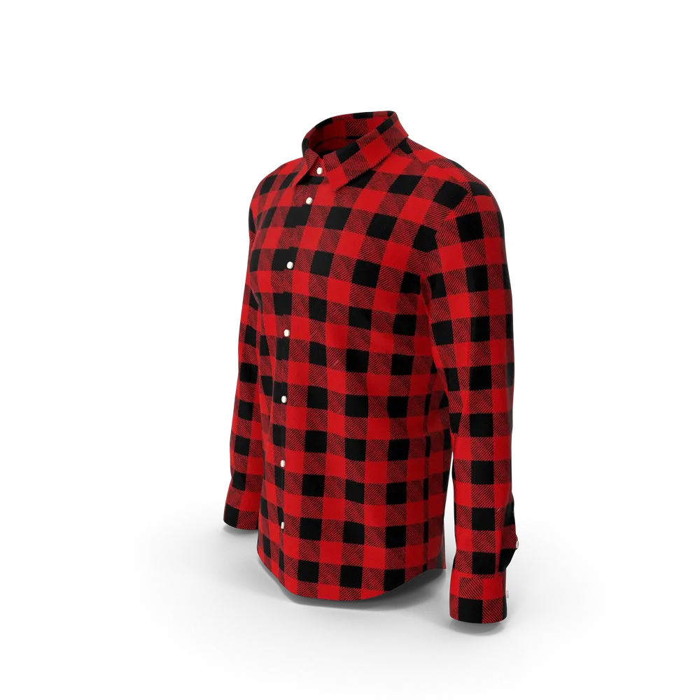 Camisa Escocesa Roja