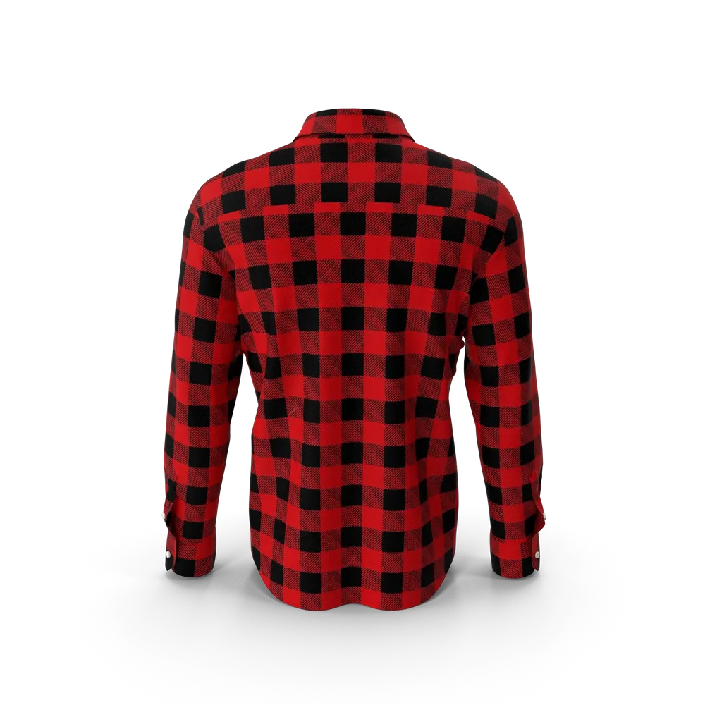 Camisa Escocesa Roja