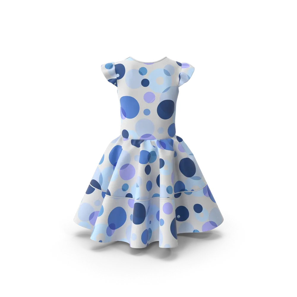 Vestido Lunares Azul
