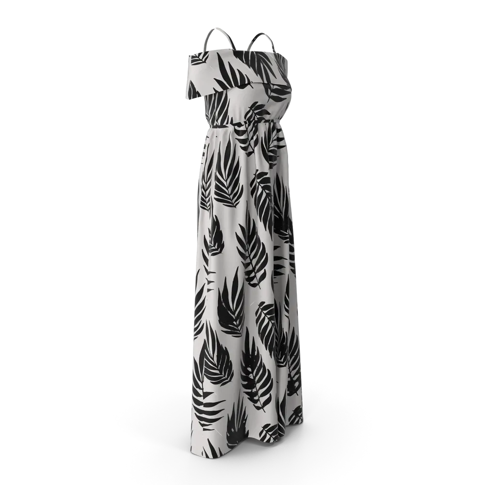 Vestido Largo Tropical
