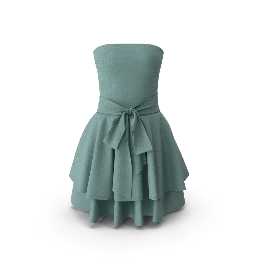 Vestido Corto Verde