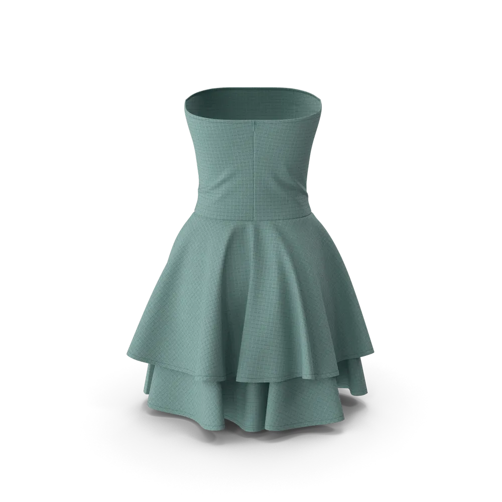 Vestido Corto Verde