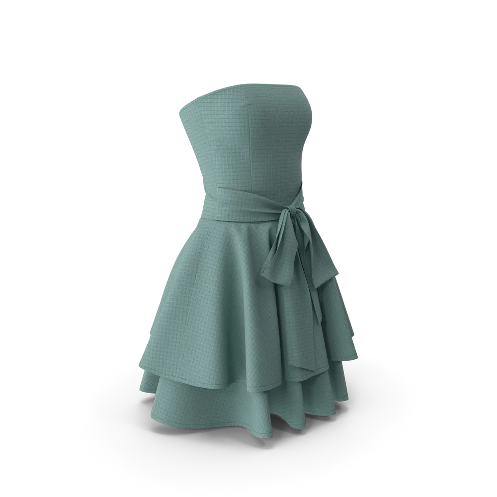 Vestido Corto Verde