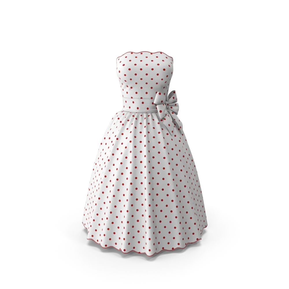 Vestido Lunares Rojo
