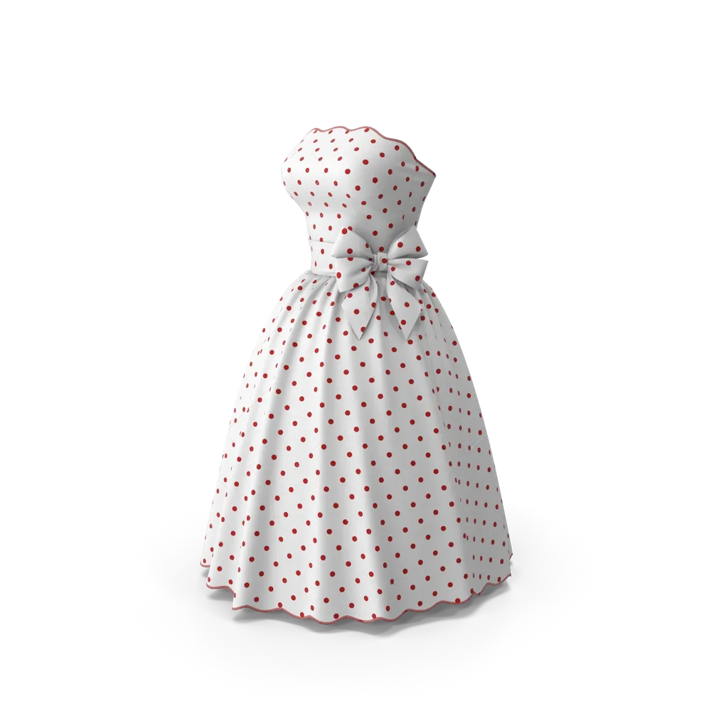 Vestido Lunares Rojo