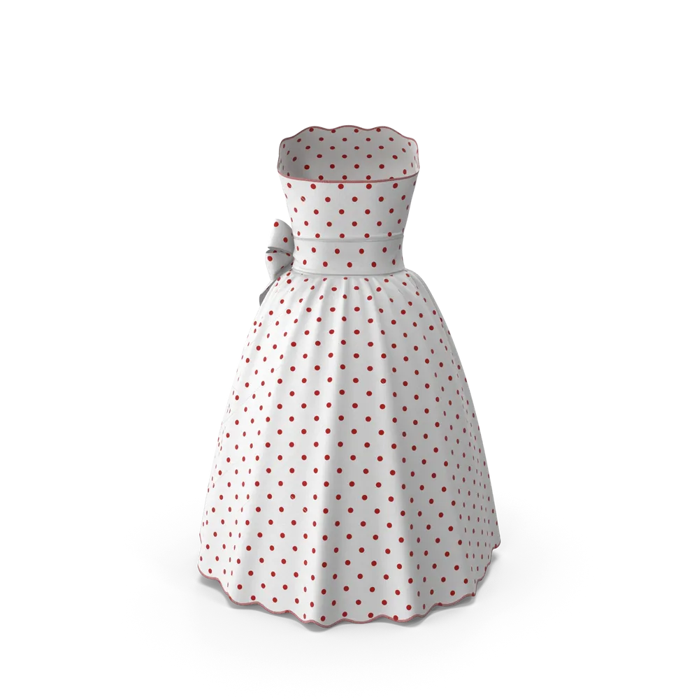 Vestido Lunares Rojo