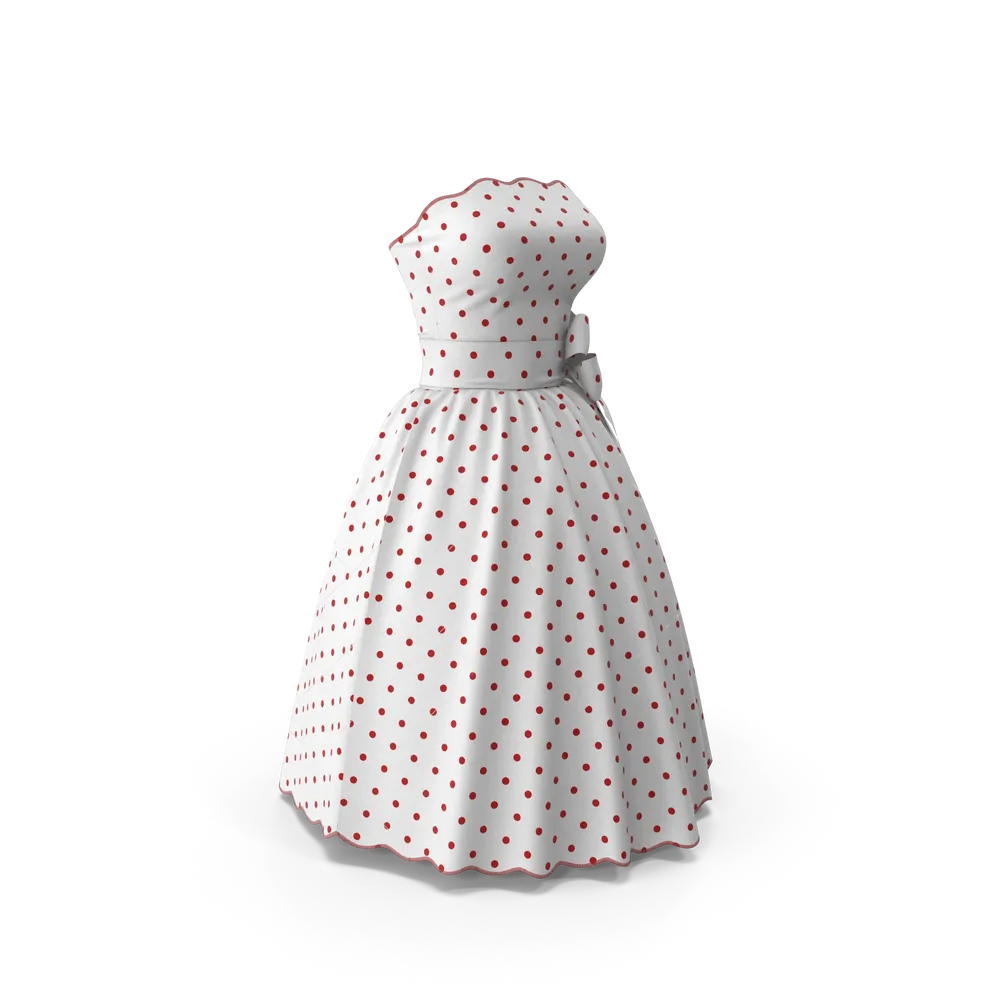 Vestido Lunares Rojo